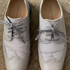 Mens light grey Cole Haan shoes